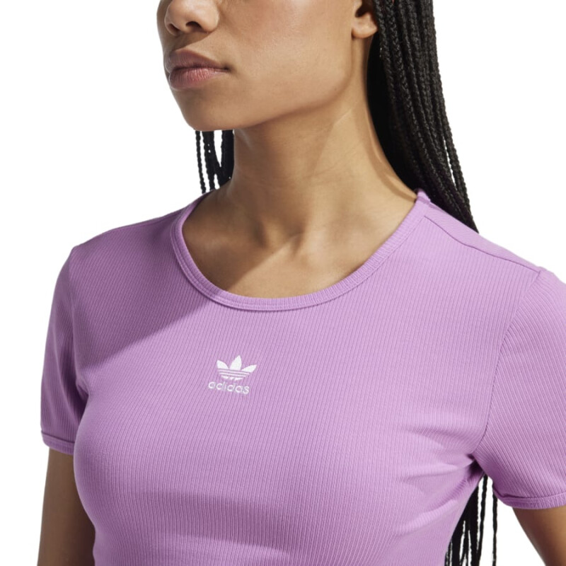 Remera Adidas Essentials Acalanada de Mujer - IW5723 Violeta
