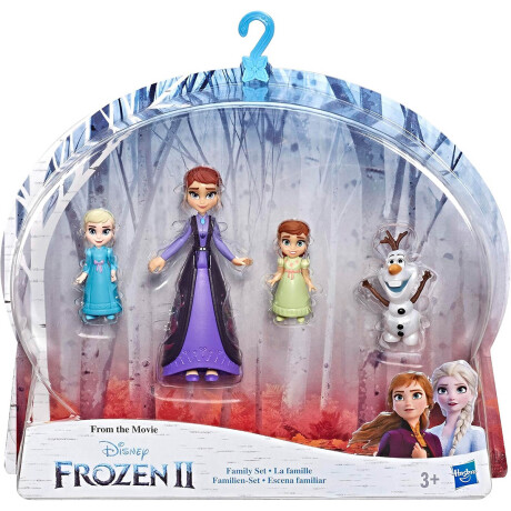 Pack X9 Mini Figuras Personajes Frozen 10cm Hasbro 2