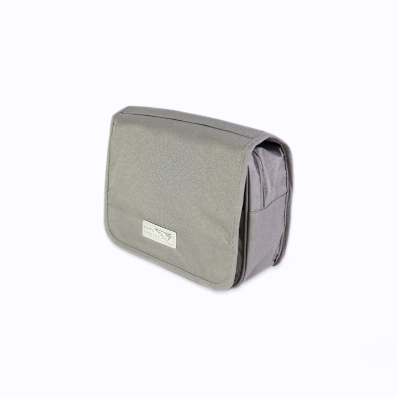 NECESER GRIS P/VIAJE 24X10X18CM Unica