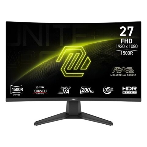 Monitor Gamer Curvo MSI 27" MAG 276CF E20 FHD 200 Hz / 0.5 ms Monitor Gamer Curvo MSI 27" MAG 276CF E20 FHD 200 Hz / 0.5 ms