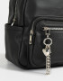 Mochilas Urbanas Mochila Con Charm Negro - Negro