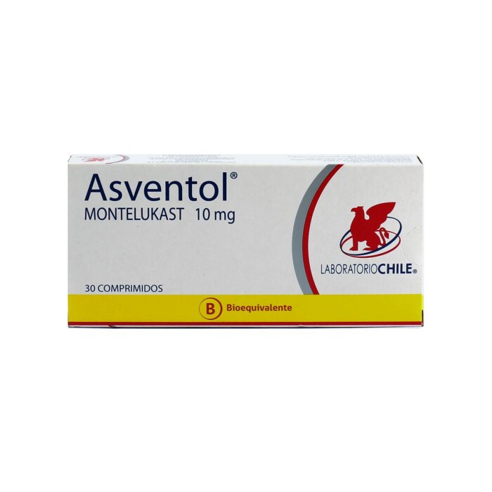 ASVENTOL 10 MG. CJ X 30 COMP. única