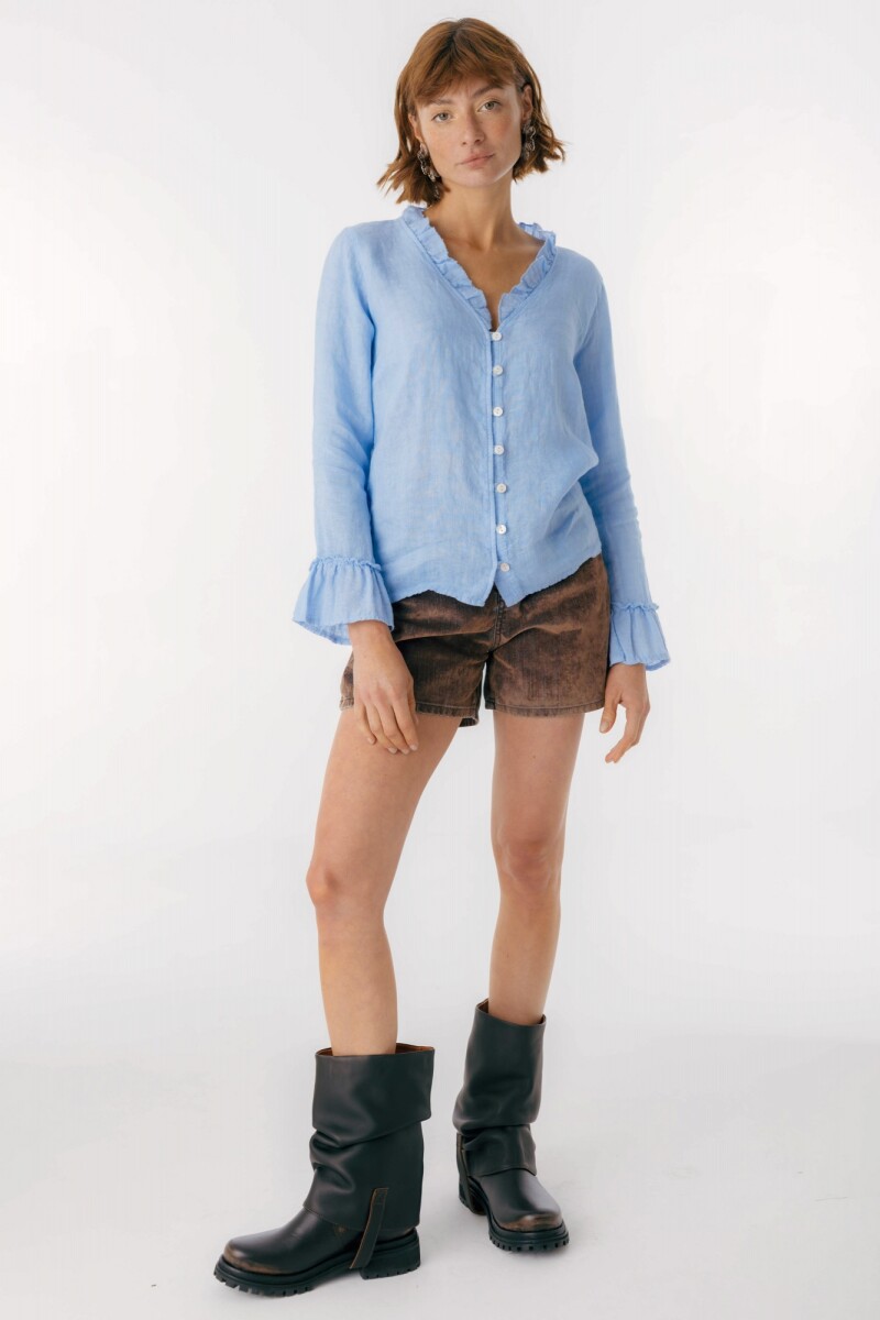 Blusa Kenia Celeste