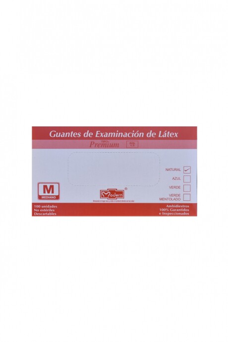 Guantes de látex Modern caja x 100 unidades Guantes de látex Modern caja x 100 unidades