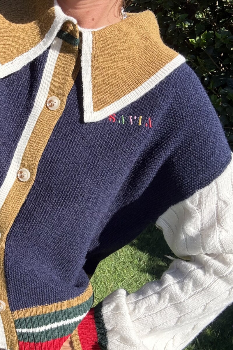 PRE VENTA CARDIGAN FUN Azul