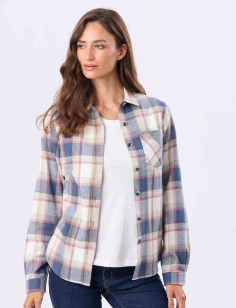 CAMISA VIYELA CUADROS Verde