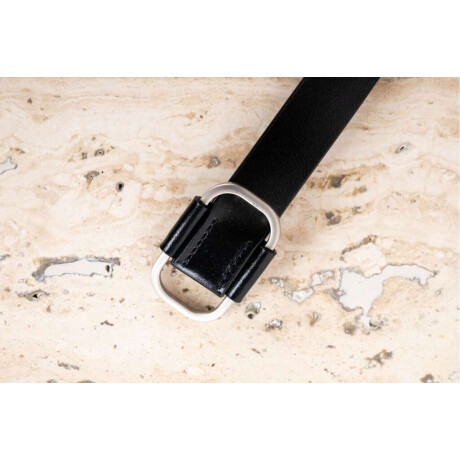 Cinto Hebilla Rectangular Negro