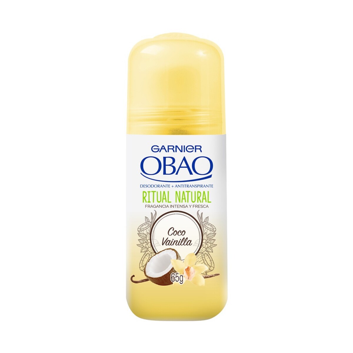 Desodorante Roll On Obao Coco Vainilla 65 Grs. 
