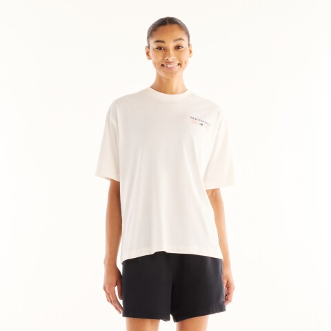 Remera New Balance de Dama -Grab a Bite Boston- WT6272WASST WHITE