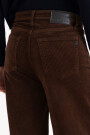 JEANS WIDE X CORD MARRON Marron