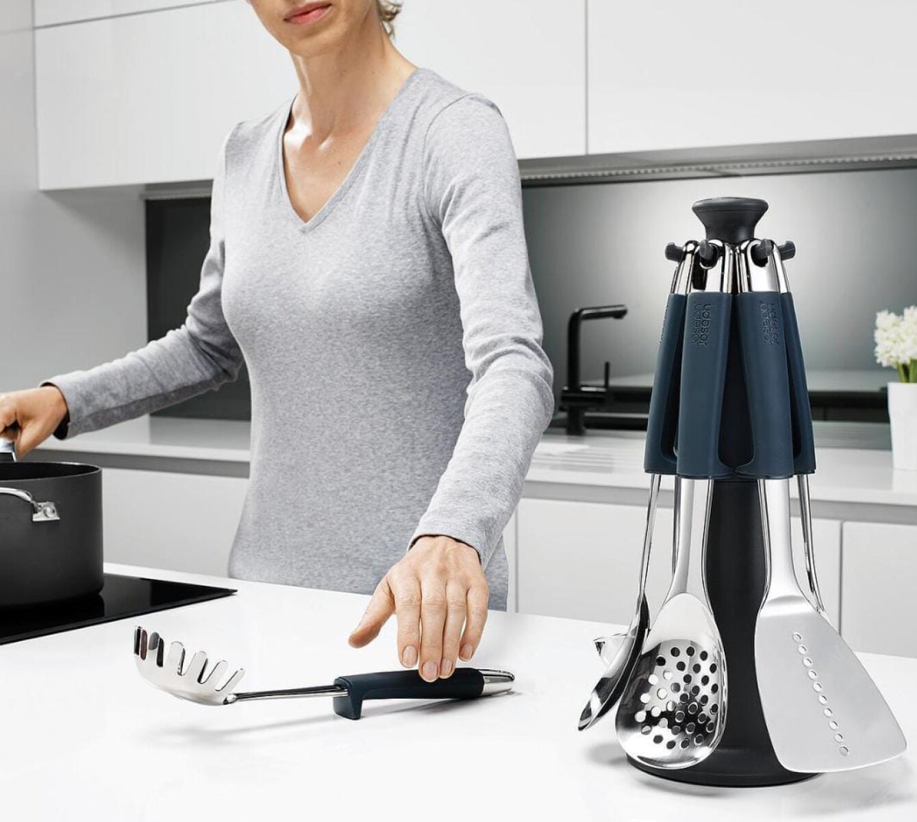 Set de 6 utensilios de cocina Joseph Joseph Elevate Steel 