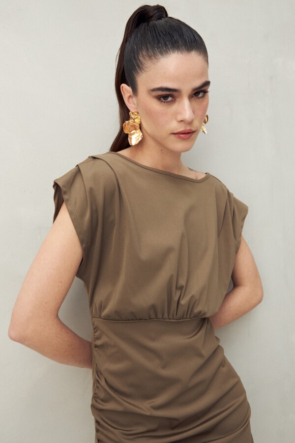VESTIDO GERMAN Verde Seco