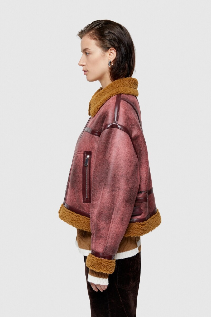 CHAQUETA REVERSIBLE 9262 Rosa