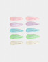 Hebillas Tic Tac Classic Set De Hebillas Tic Tac - Combinacion Multicolor