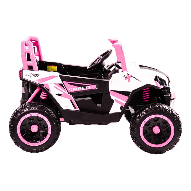Jeep a Batería Polaris Color Rosa Jeep a Batería Polaris Color Rosa