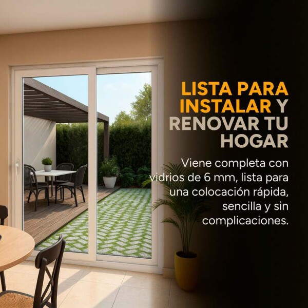 Ventana de PVC Blanco 150 X 200 Puerta Corrediza Aislante Ventana de PVC Blanco 150 X 200 Puerta Corrediza Aislante