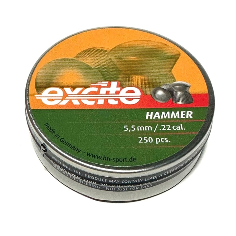 Chumbos Excite Hammer 5.5mm- 250pcs Chumbos Excite Hammer 5.5mm- 250pcs