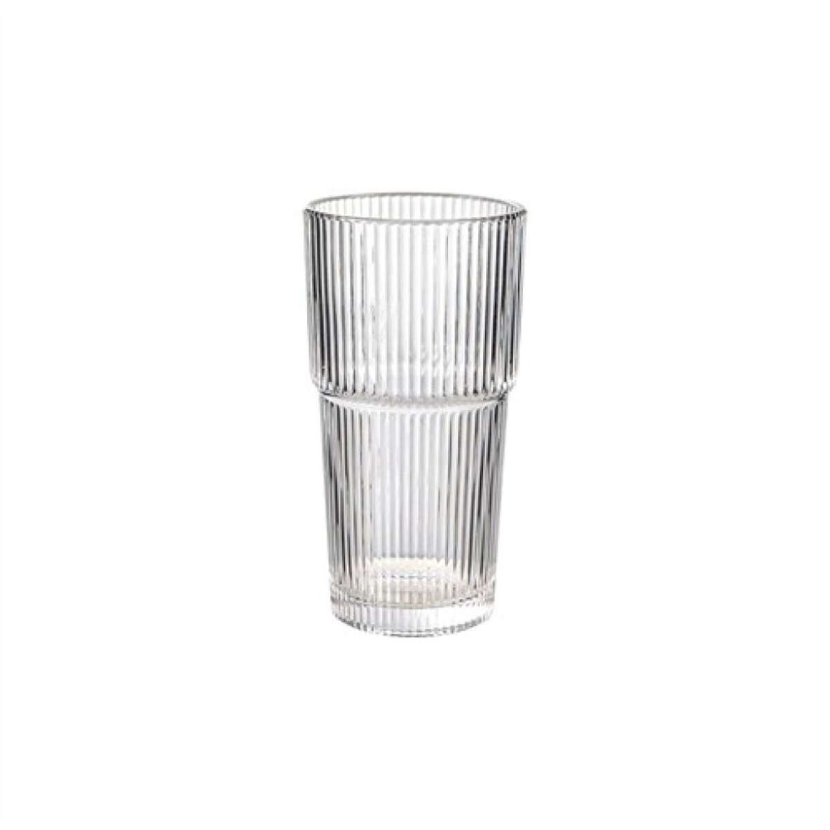 Vaso de vidrio acanalado 500 ml - Sc 