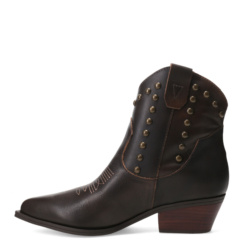 Bota de Mujer Bottero caña baja con tachas 347709 Marrón