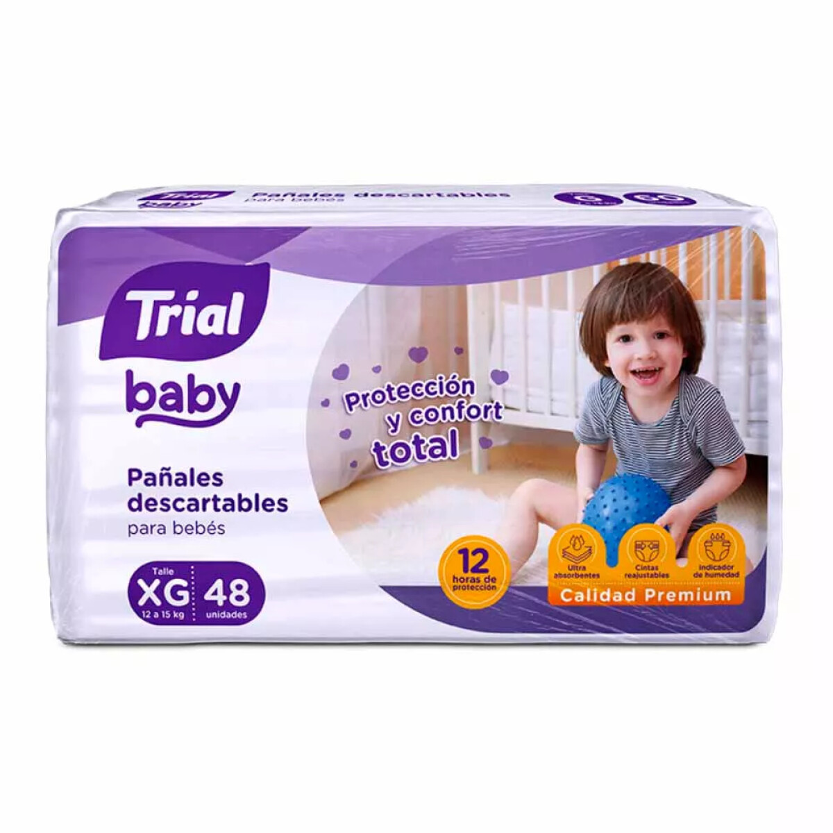 Pañal Trial Premium XG 48 Unidades 