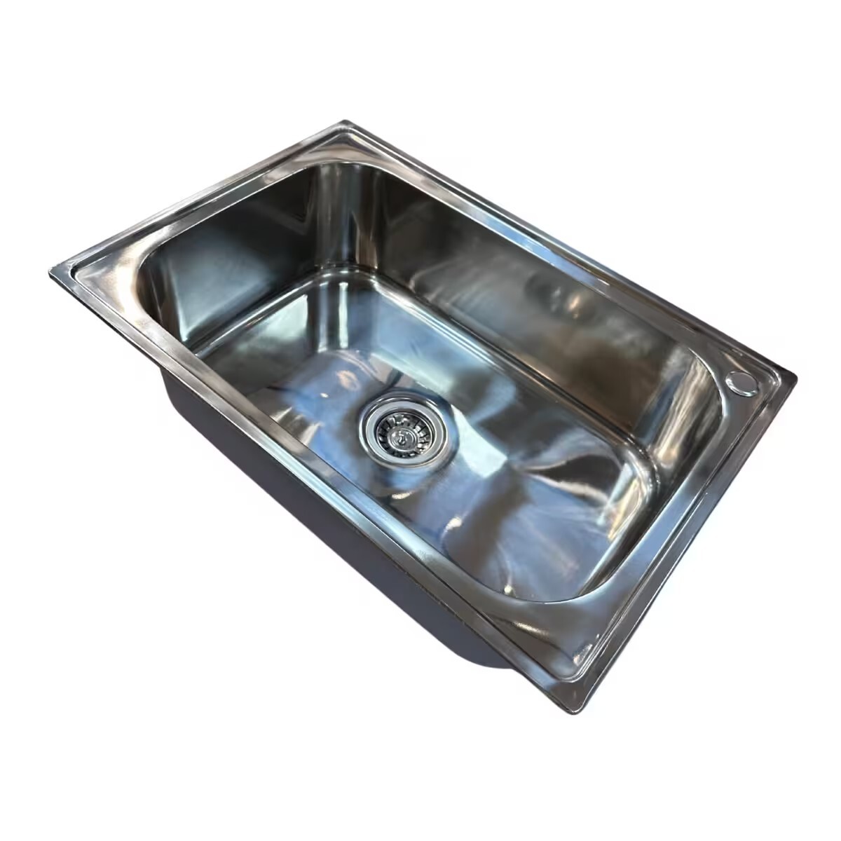 Pileta De Cocina Simple Acero 73x50x22 Cm 