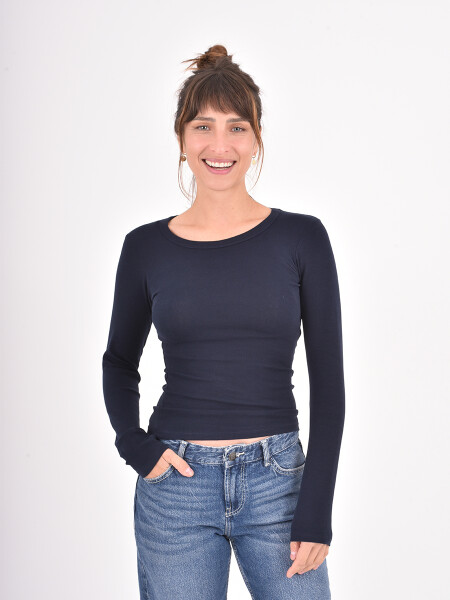 REMERA MUMBAI AZUL OSCURO