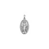 Dije virgen milagrosa- Plata 925 quemada- sin piedra- CP4832 conpiedra