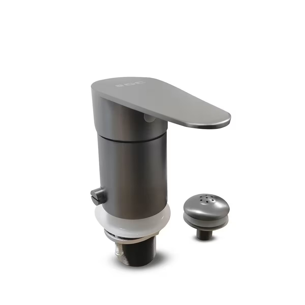 Grifería De Bidet Monocomando Con Transferencia Celtic Grafito 