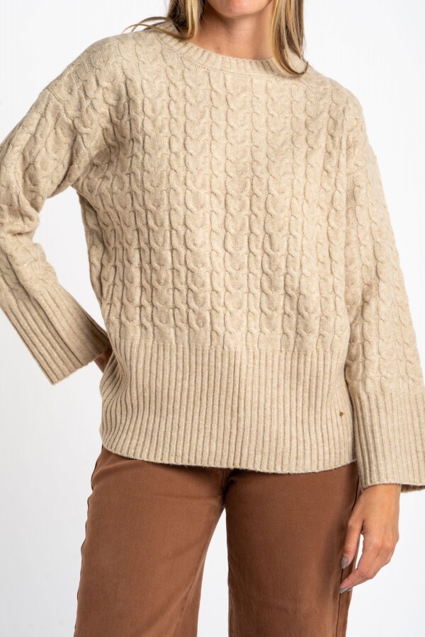 Sweater Lana Beige Melange