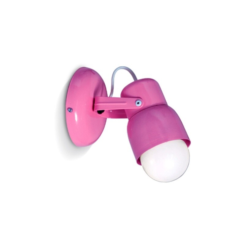 APLIQUE 1 LUZ CARILO E27 ROSADO APLIQUE 1 LUZ CARILO E27 ROSADO