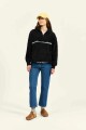 PORLAR SWIPE MOCK SHERPA J-negro