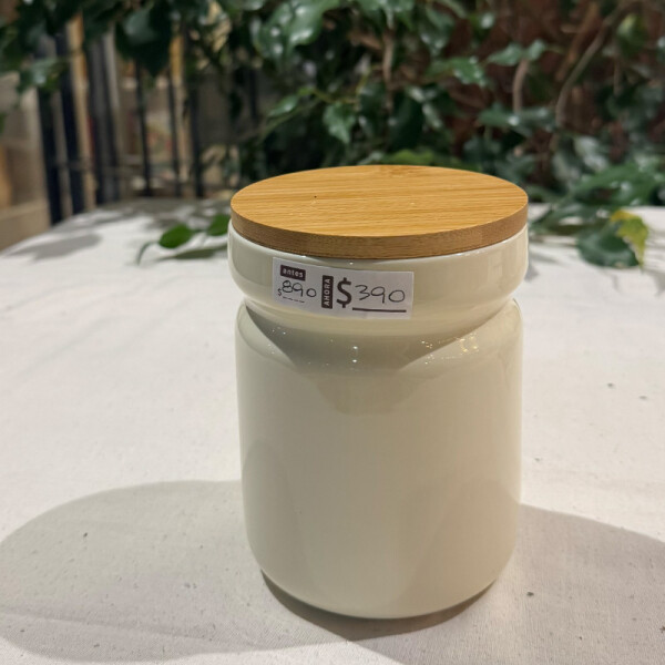 Frasco con Tapa Bambu Frasco con Tapa Bambu