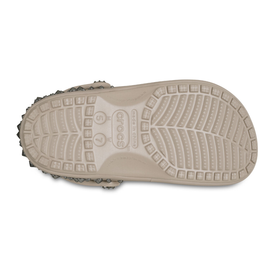 Crocs Classic Studded Clog - Unisex Taupe