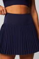 Falda Con Malla Hot Shot Pleated Skirt Classic Mini Mujer Deep Navy