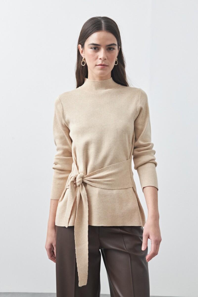 POLERA CORNELIA Beige Melange
