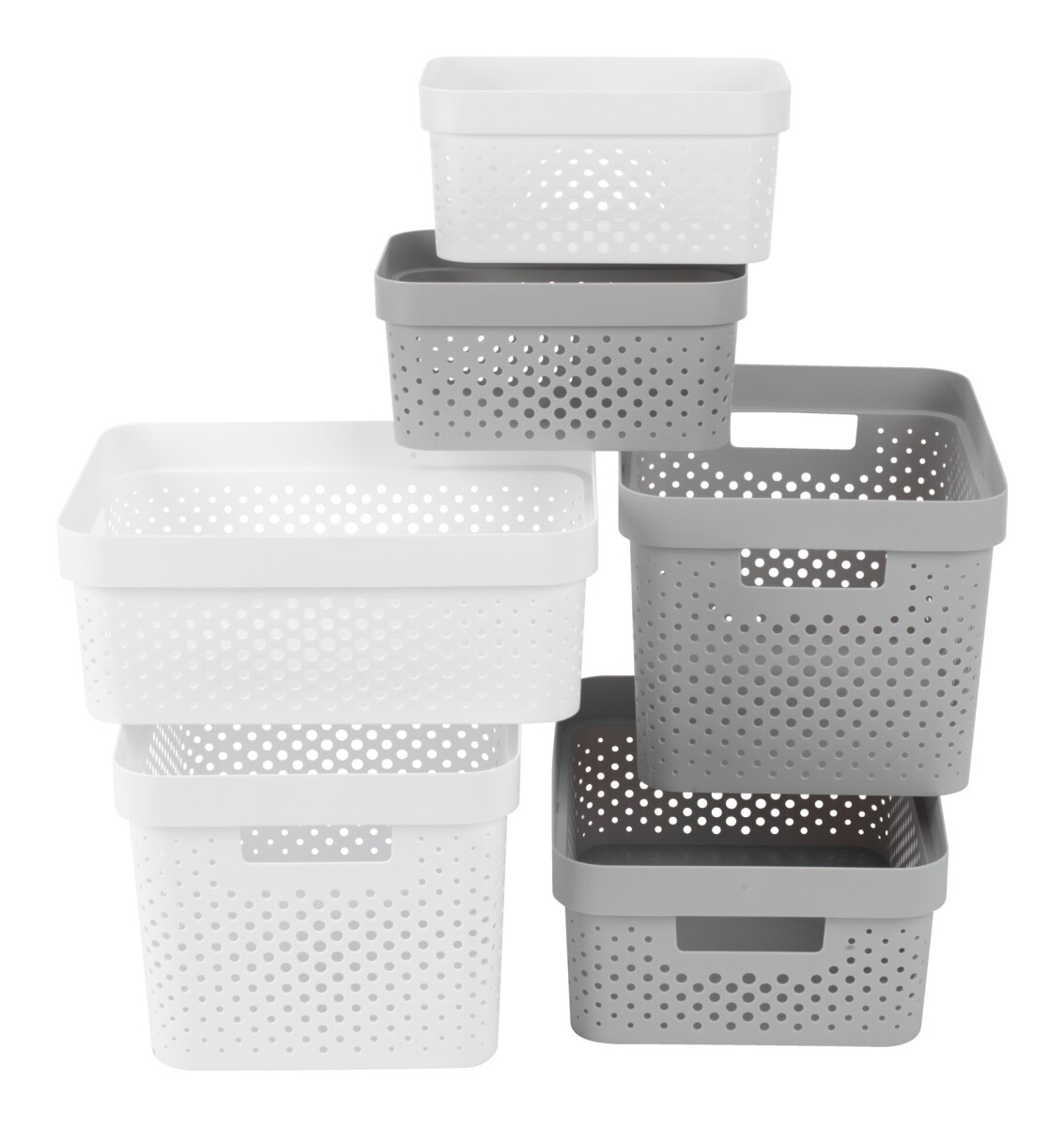 Cesta INFINITY 4,5L plástico gris 