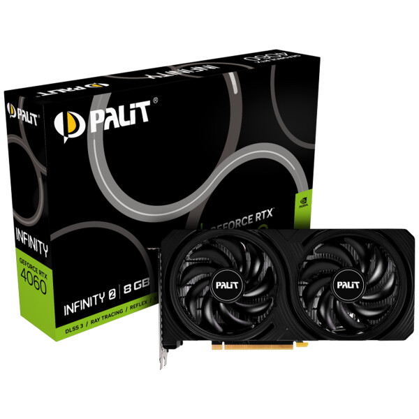 Tarjeta De Video Palit Rtx 4060 Infinity 2 8gb TARJETA DE VIDEO PALIT RTX 4060 8GB