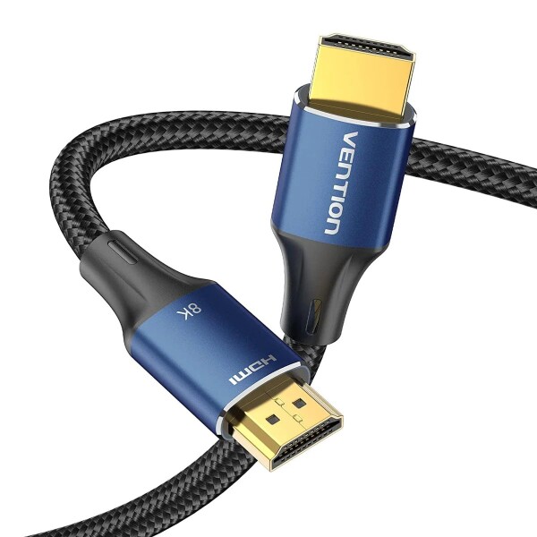 Cable Hdmi 2.1 8K 60Hz 2 M Mallado 120Hz Hdr Vention Cable Hdmi 2.1 8K 60Hz 2 M Mallado 120Hz Hdr Vention