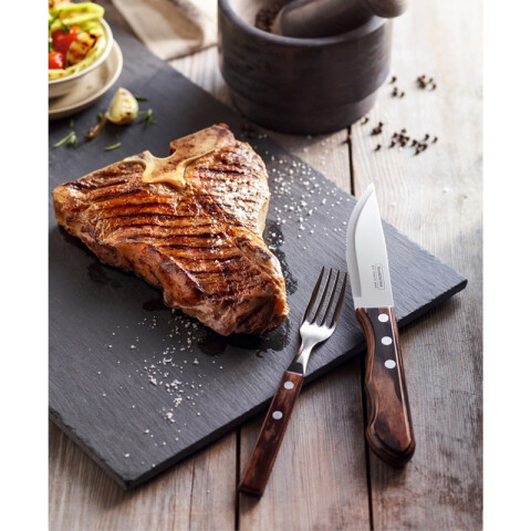 Tenedor para asado modelo CHURRASCO, 12 piezas -TRAMONTINA TN7781