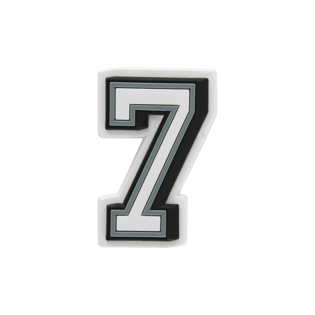 Jibbitz™ Charm Número 7 - Blanco 