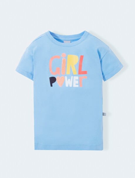 VESTIDO INFANTIL CORTO INFANTIL AZUL