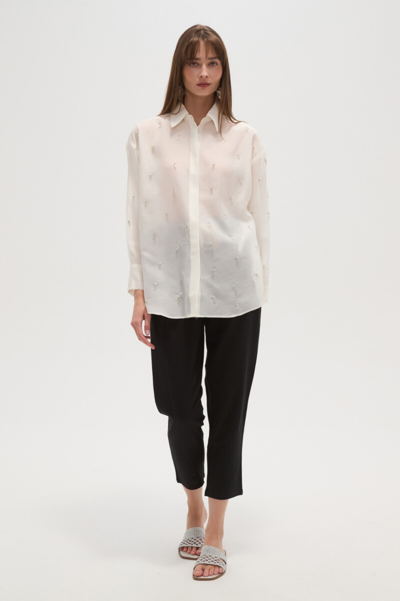 Camisa Currie - Marfil / Off White 
