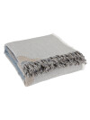 Manta throw LOBELIA 130x180 azul/gris Manta throw LOBELIA 130x180 azul/gris