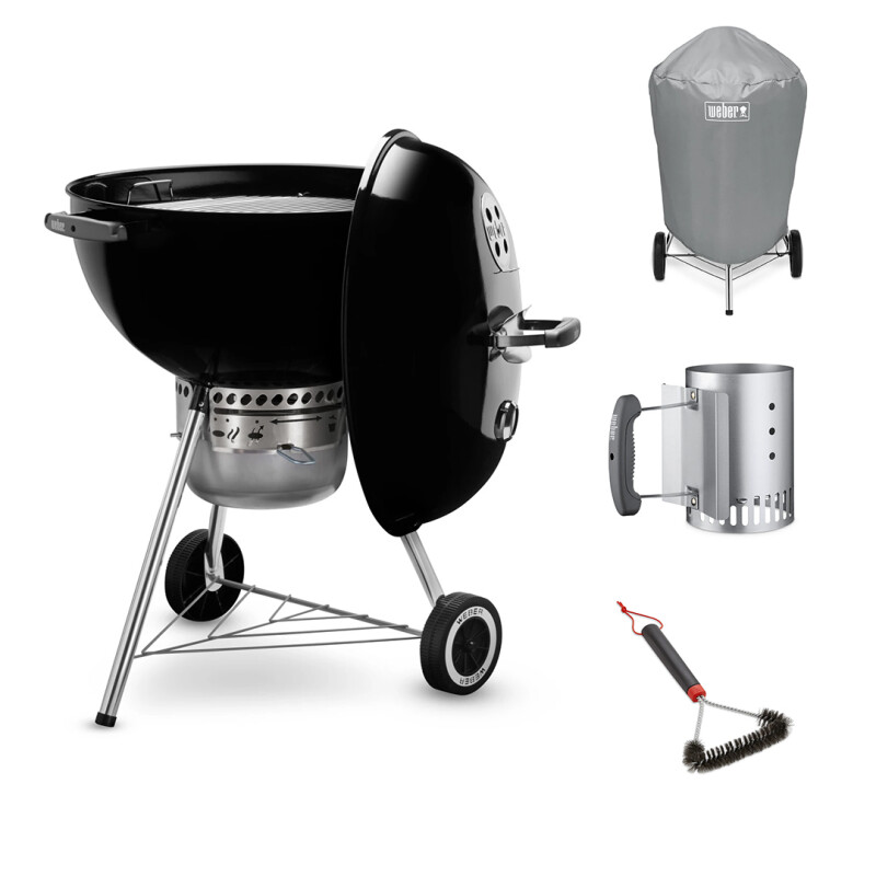 Bundle Carbón Kettle Weber Premium 22" + Accesorios Bundle Carbón Kettle Weber Premium 22" + Accesorios