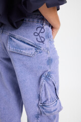 Jean Task Lila Washed