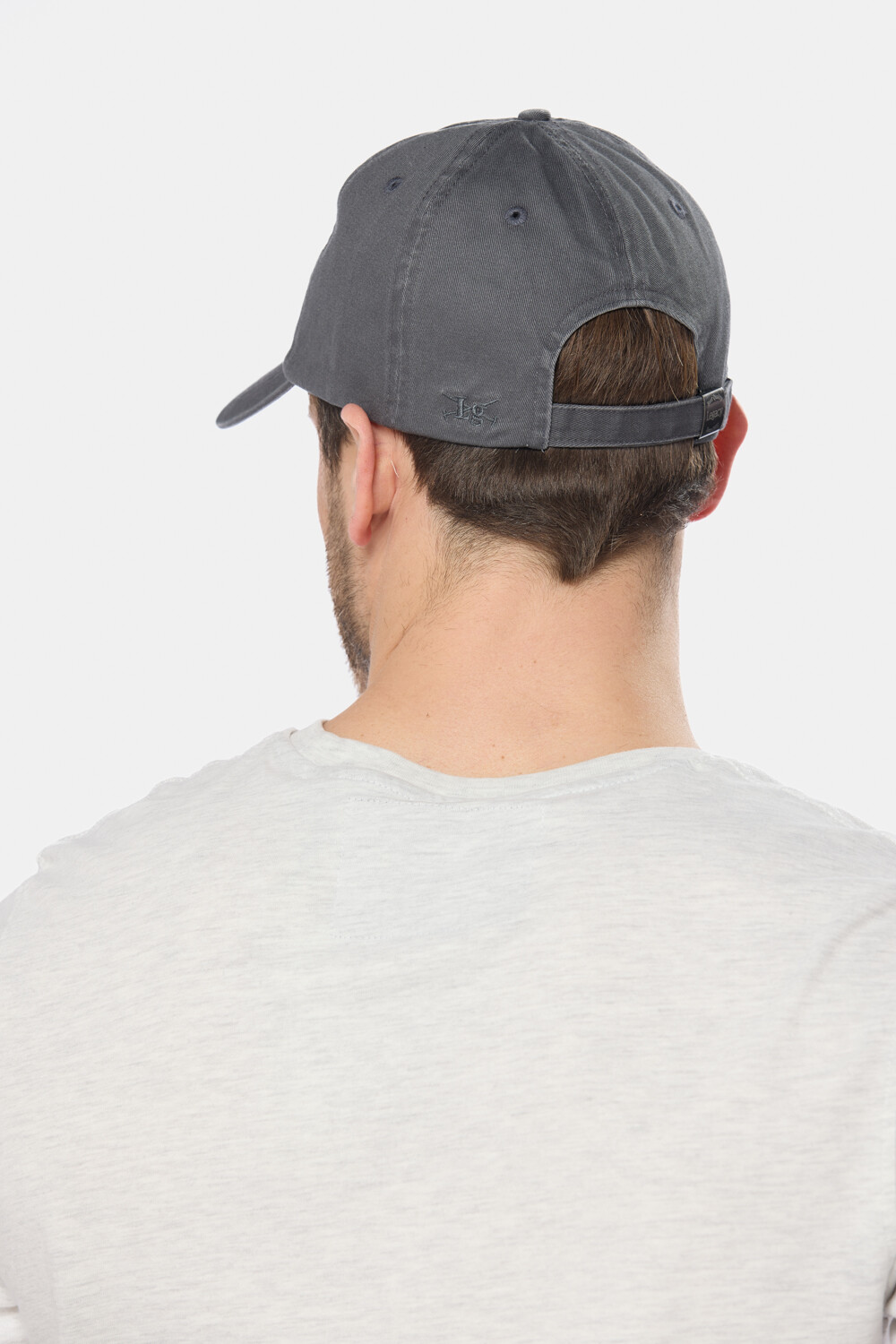 GORRO VISERA DE LONA Gris
