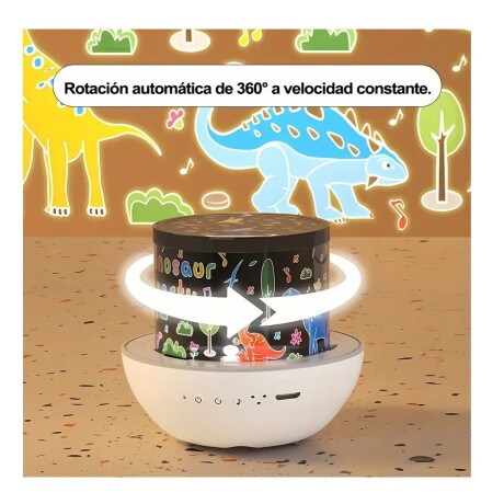 Proyector Conejo Varios Diseños Música Batería Recargable BLANCO