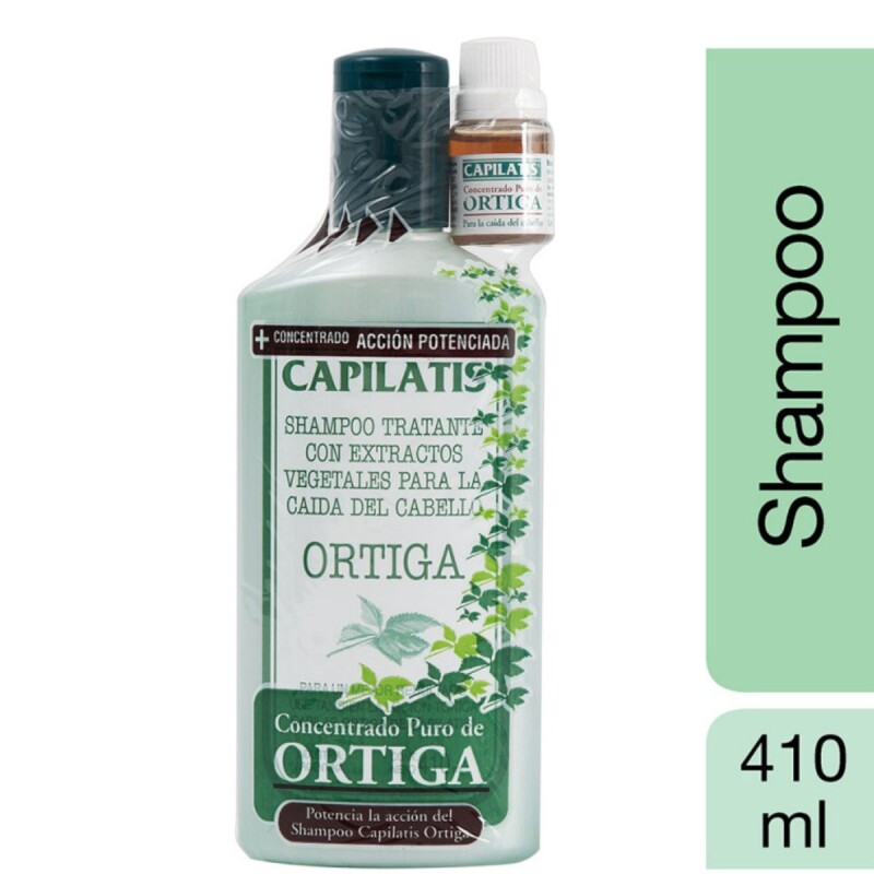 Shampoo Capilatis + Concentrado Puro de Ortiga 410 ML Shampoo Capilatis + Concentrado Puro de Ortiga 410 ML