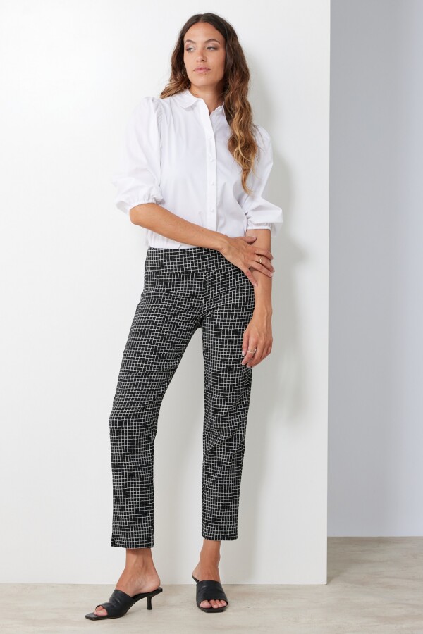 Pantalon Cuadros NEGRO/BLANCO