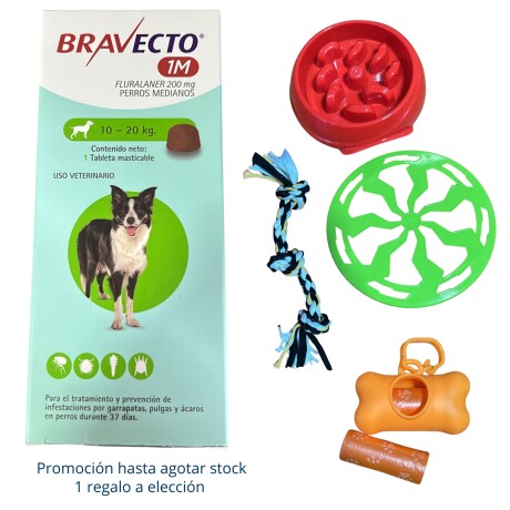 BRAVECTO MENSUAL 10KG A 20KG Bravecto Mensual 10kg A 20kg